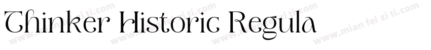 Thinker Historic Regula字体转换